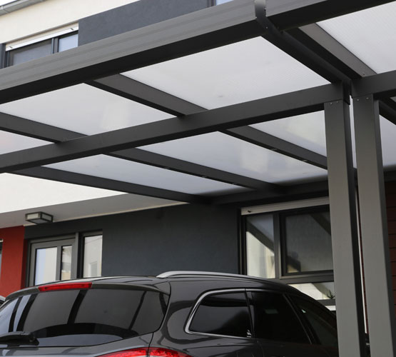 Alu-Carport Autostellplatz